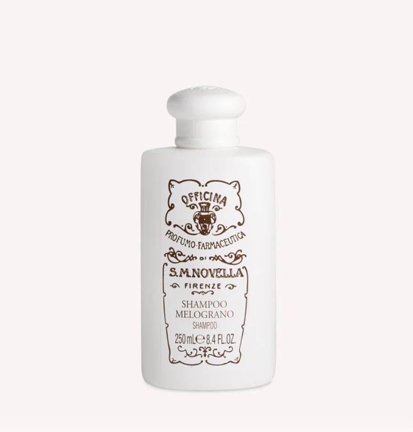 Santa Maria Novella Melograno Shampoo - 250ml | Natural Pomegranate Infused Hair Care for Dry & Damaged Hair | Perfect for Daily Use & Salon-Quality Results