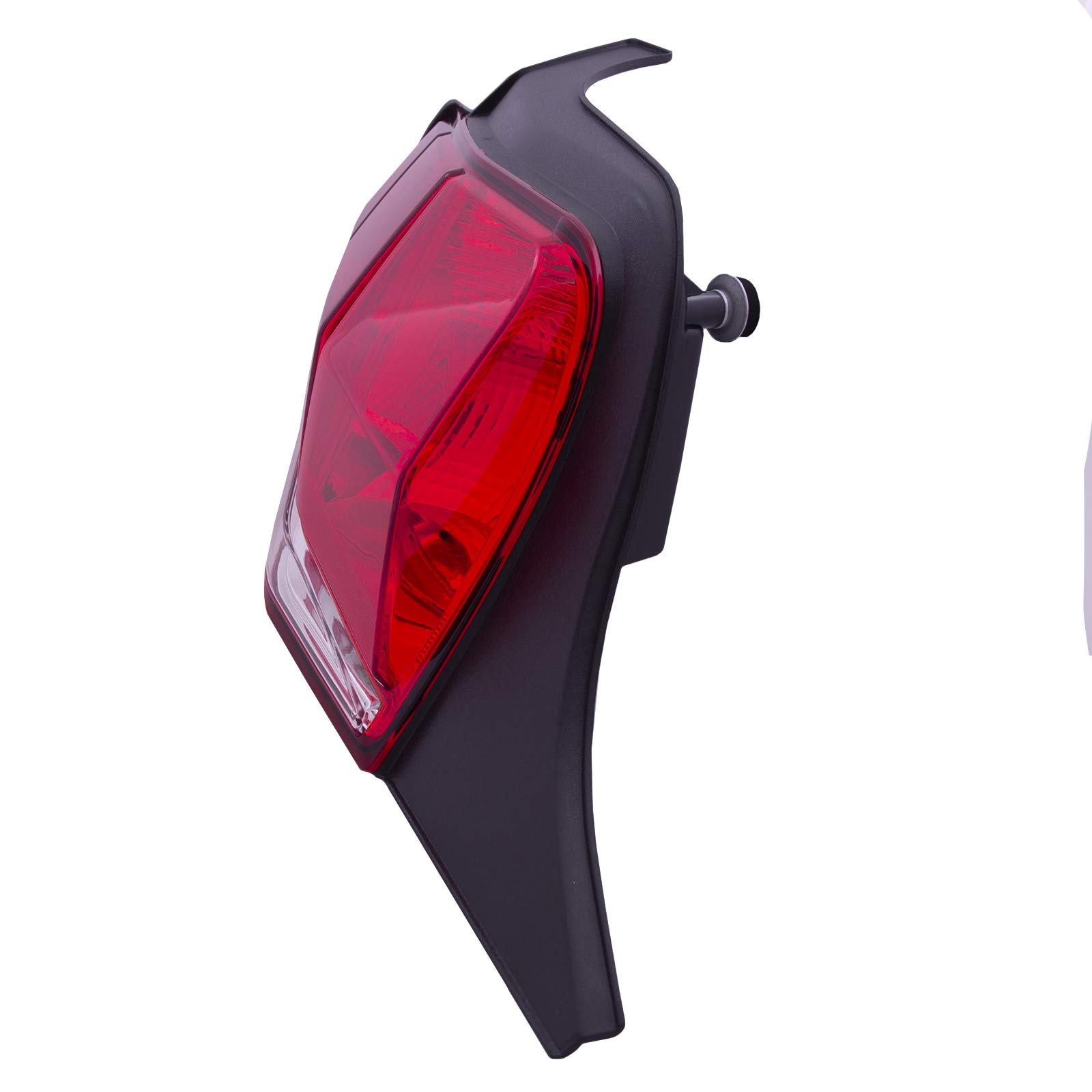 HEADLIGHTSDEPOT Red Clear Lens Tail Lights Set - Compatible with 2010-2012 Ford Mustang & Shelby GT500 - Simple Design, Easy Installation - Perfect for Night Driving & Car Customization