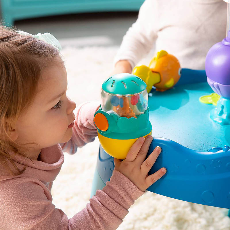 3 in 1 Baby Activity Center - Play Gym, Tummy Time Mat & Sensory Toy for Infants 0-12 Months - Perfect for Nursery, Daycare & Home Playtime