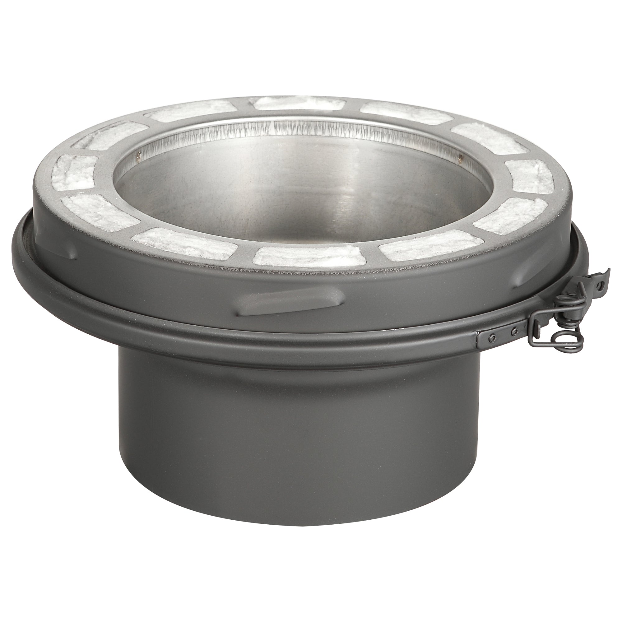 AllFuelHST 6-Inch Inner Diameter Stove Pipe Adapter - Compatible with Chimney Pipes for Wood Stoves, Fireplaces & Outdoor Heating - Durable & Heat-Resistant for Safe Venting