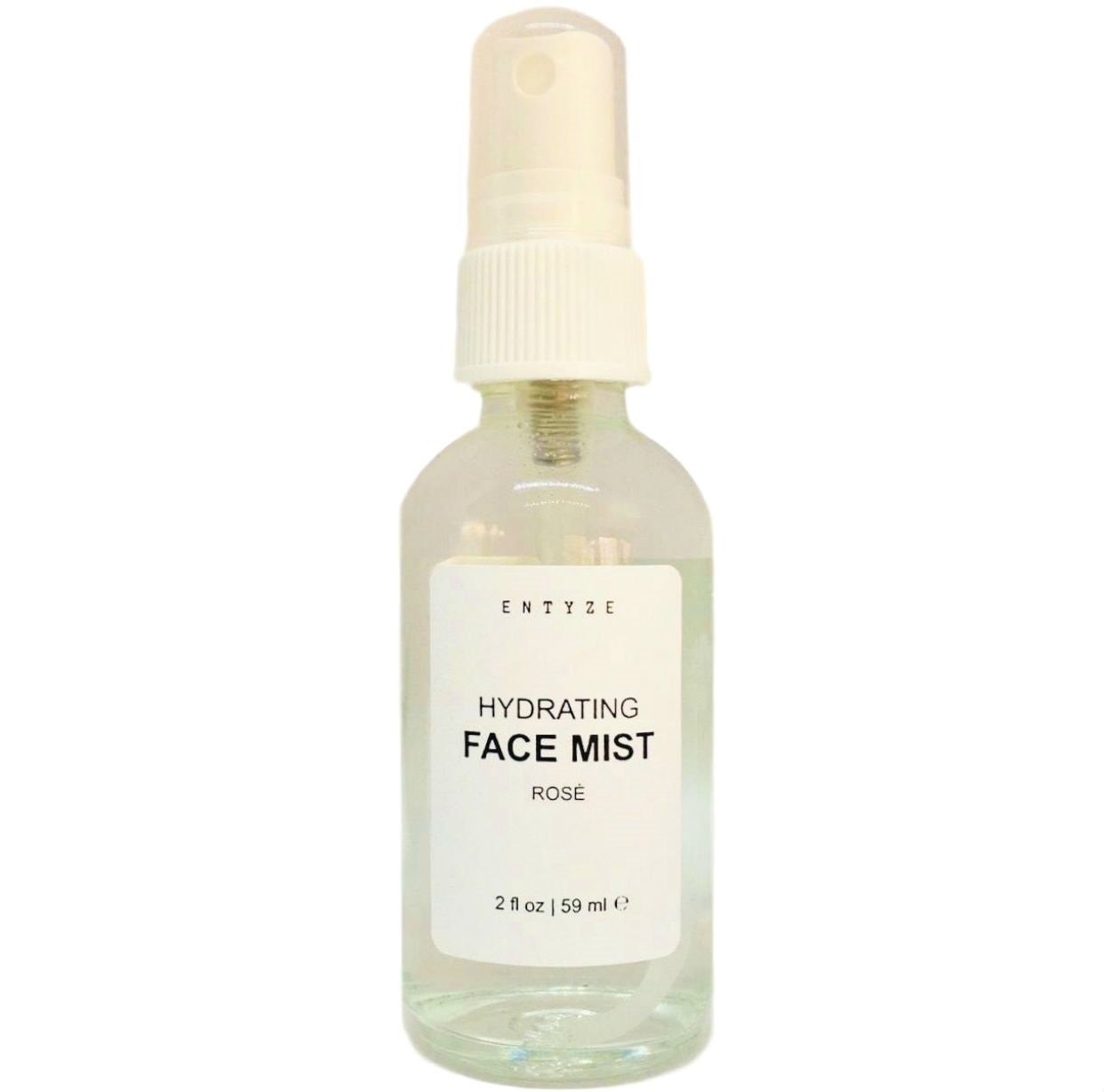 Entyze Rose Hydrating Face Mist Toner - 2 fl oz - Soothing Facial Spray for Dry Skin - Perfect for Travel, Gym & Daily Skincare Routine