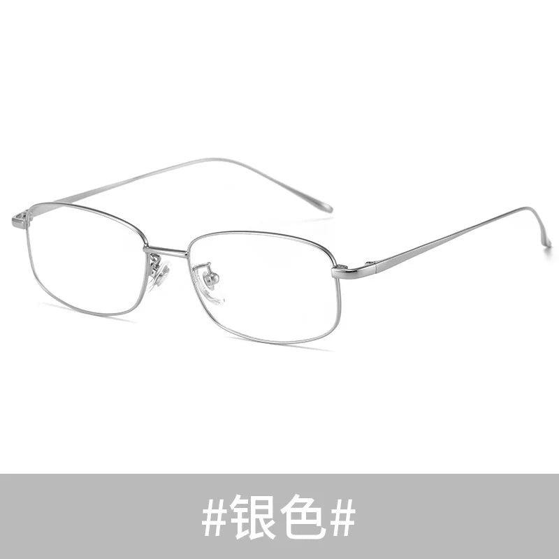 Brightzone Women's Full Rim Oval Square Titanium Eyeglasses Frame 78027 - Lightweight & Durable Eyewear for Work, Reading & Fashion