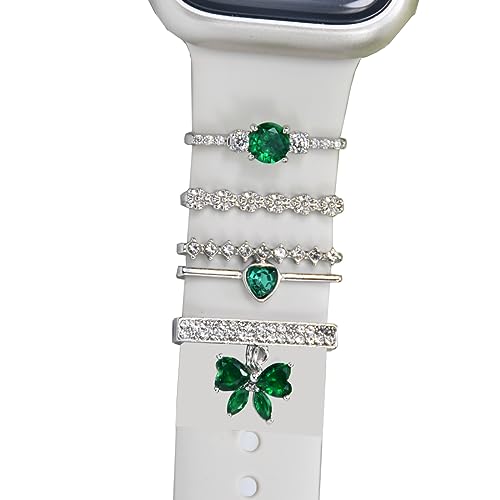 green silver heart Pendant