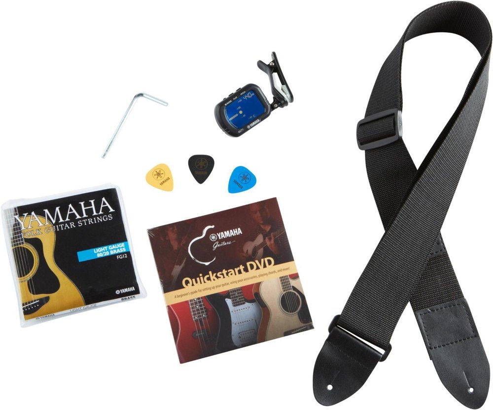 Yamaha GigMaker Standard Acoustic Guitar with Gig Bag, Tuner, Strap & Picks - Sunburst Finish | Perfect for Beginners, Campfires & Live Performances