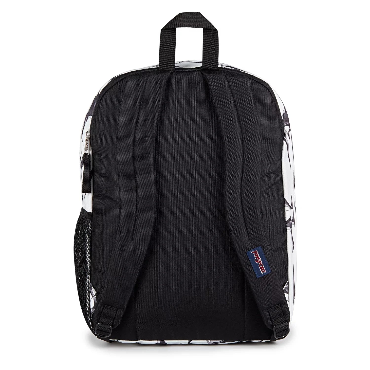JanSport Big Student Backpack - Lightweight Laptop Backpack for College, High School & Travel | Durable Water-Resistant Material | Cyber Silver White | Perfect for School, Work & Outdoor Adventures