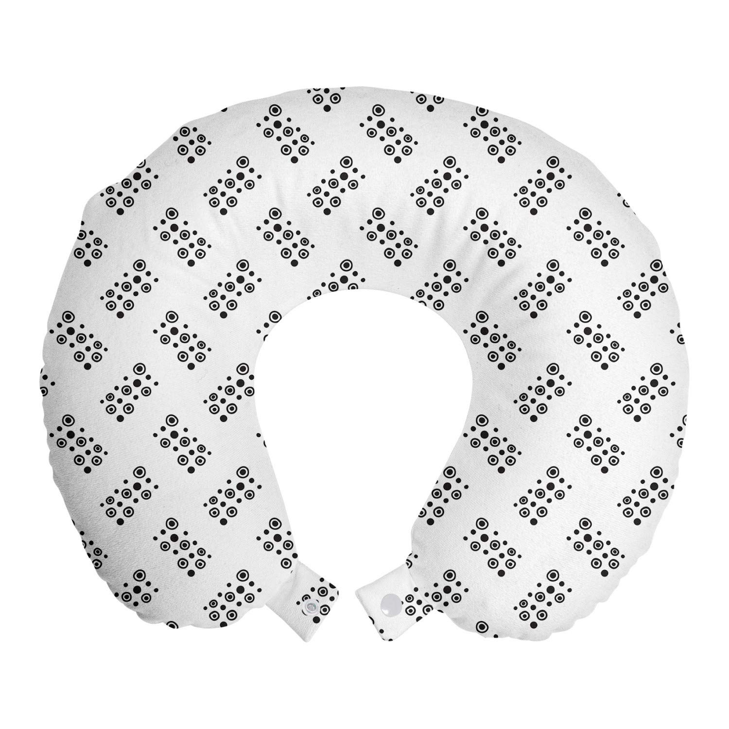 Ambesonne Memory Foam Travel Neck Pillow - 12