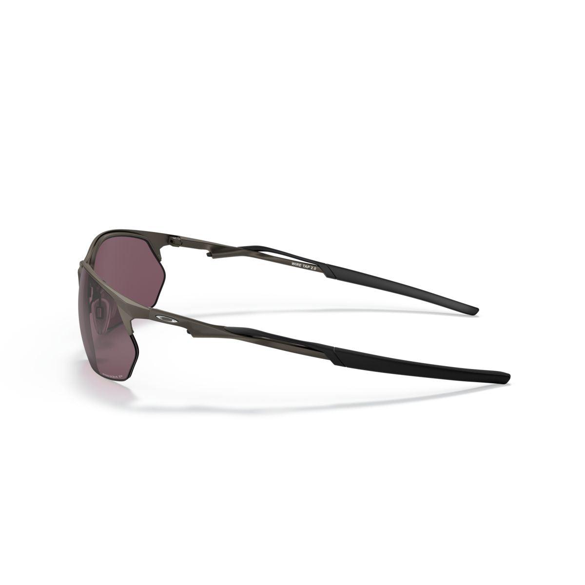 Oakley Wire Tap 2.0 Polarized Sunglasses - Pewter Frame with Prizm Daily Lenses - Model 0OO4145 414505 - Perfect for Driving, Outdoor Sports & Everyday Wear