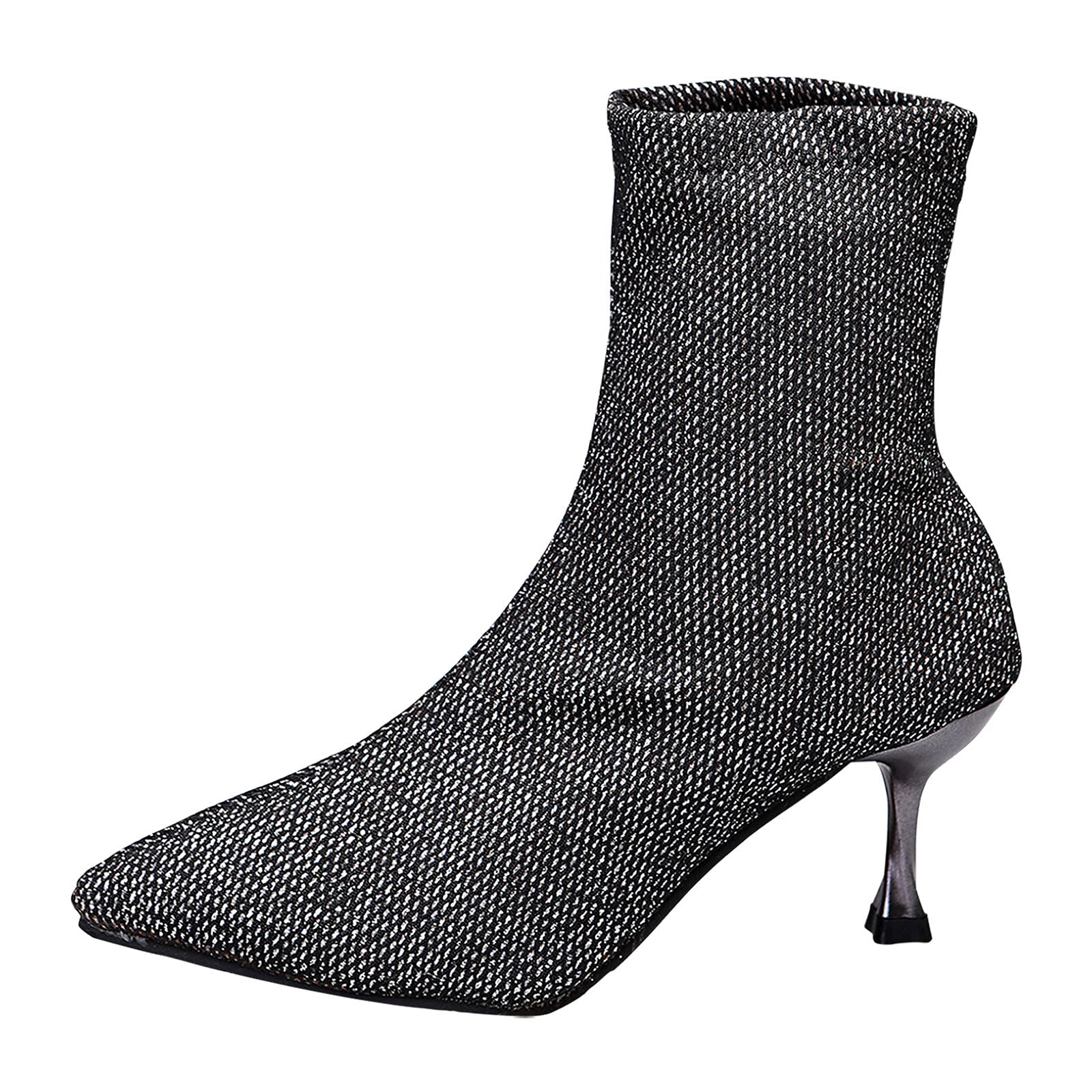 Sexy Women's High Heel Boots - Pointed Toe Dress Ankle Boots with Zipper for Party & Evening Wear | Perfect for Night Out, Club, Wedding & Special Occasions