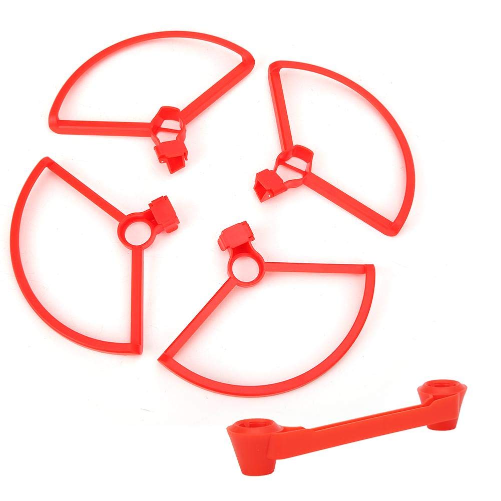 DJI Mavic Mini Propeller Guards & Remote Controller Joystick Protection Kit - Red | Compatible with DJI Mavic Mini Drone | Perfect for Safe Flying, Beginner Pilots & Indoor Drone Practice