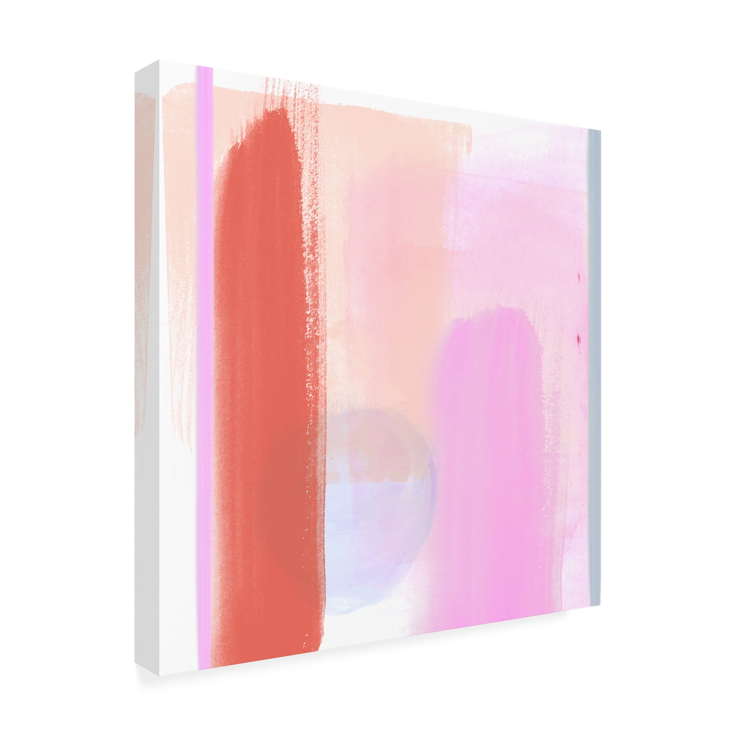 Trademark Fine Art 'Translucent Madras II' Canvas Wall Art by Jennifer Paxton Parker - Modern Abstract Painting for Living Room, Bedroom & Office Decor