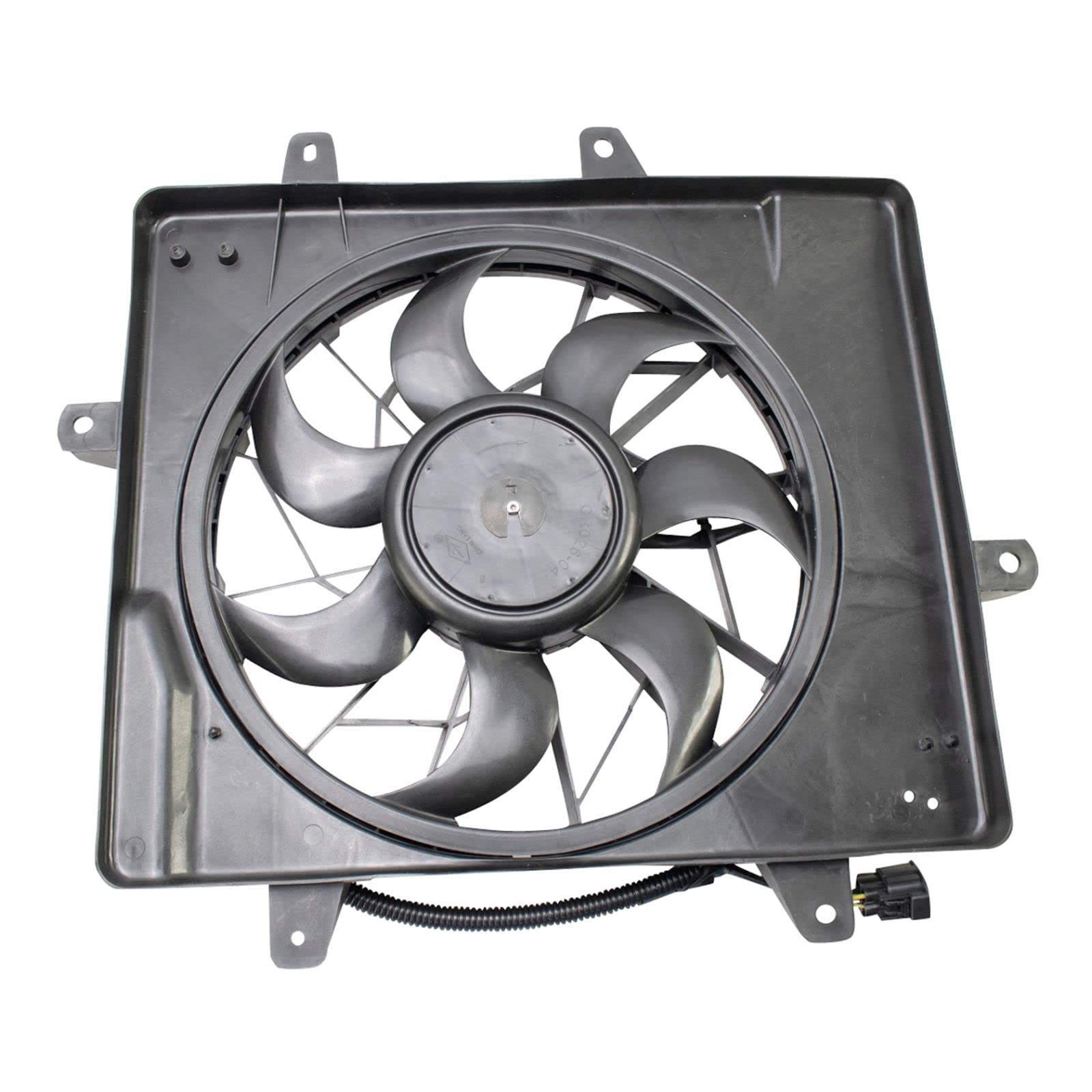 High Performance Radiator Cooling Fan Assembly for 2006-2010 Chrysler PT Cruiser - Replacement Part CH3000100 CH3115146 - Perfect for Engine Overheating Prevention & Summer Driving