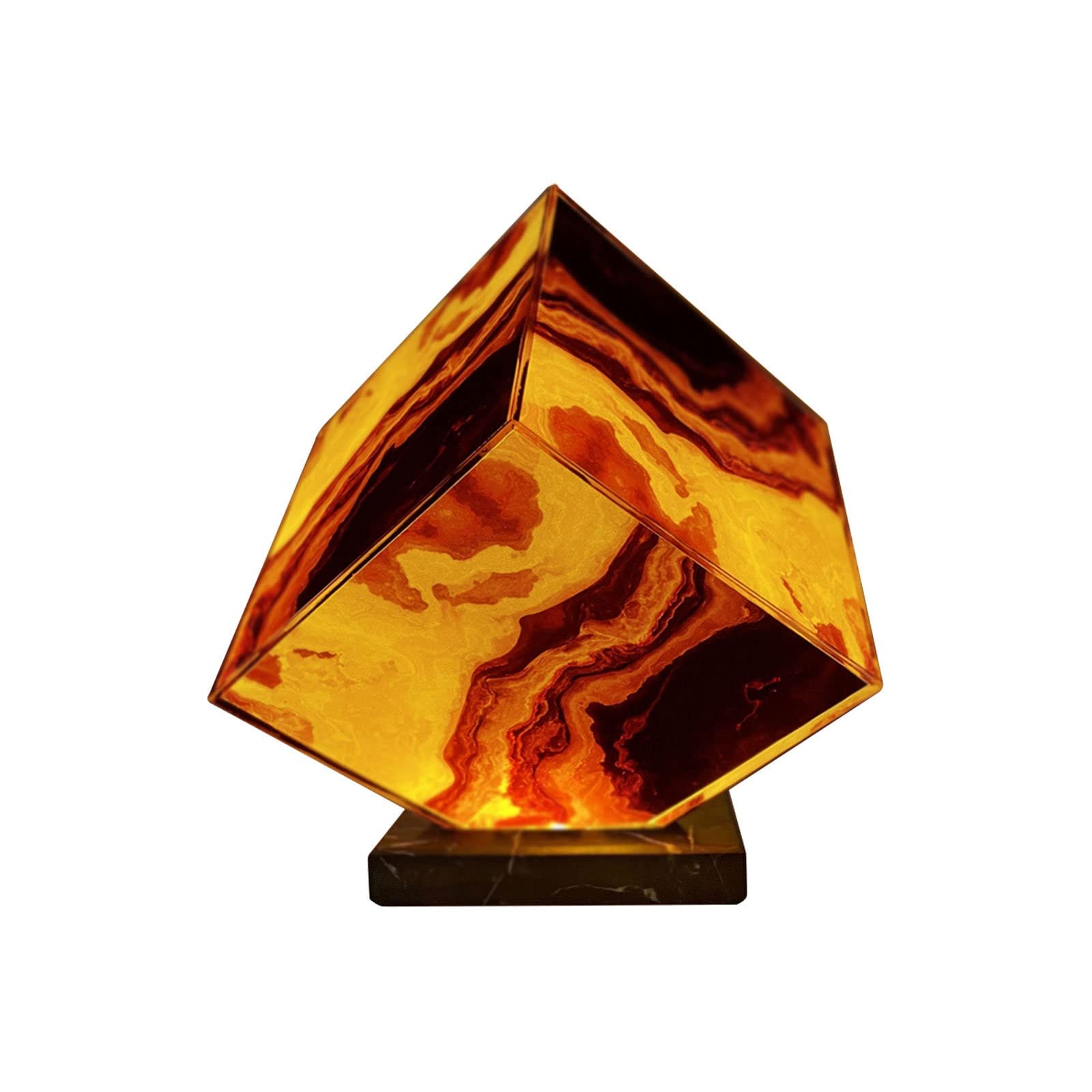 Volcanic Lamp - Colorful Artificial Mini Desktop Lamp for Home Decor, Leopard Statue Night Light | Perfect for Bedroom, Living Room, Office & Gift Giving