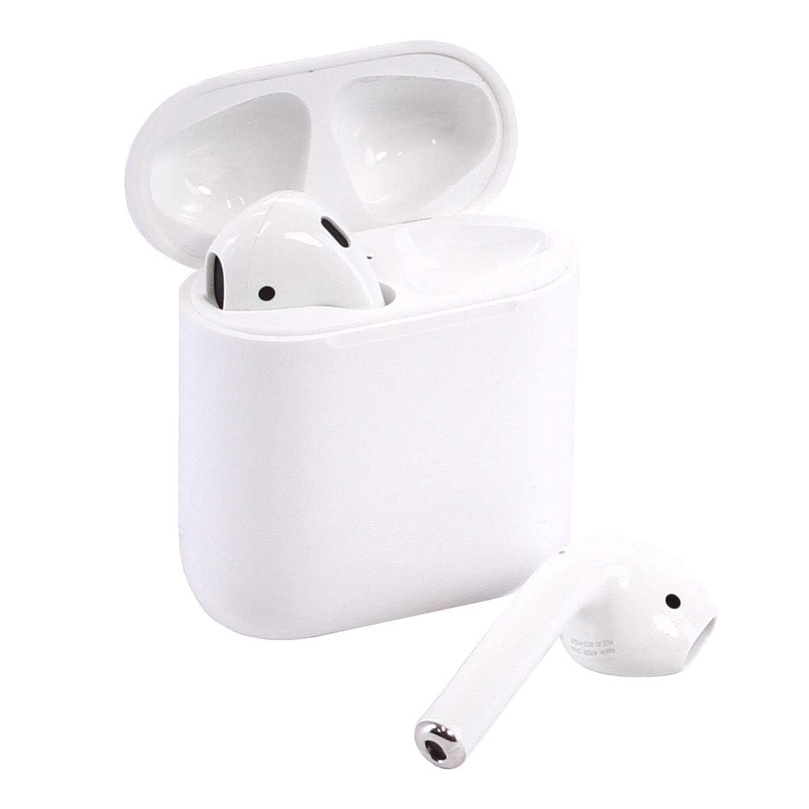 Apple MMEF2AM/A AirPods Wireless Bluetooth Earbuds for iPhone iOS 10+ - White (Renewed) | Perfect for Workouts, Commuting & Hands-Free Calls