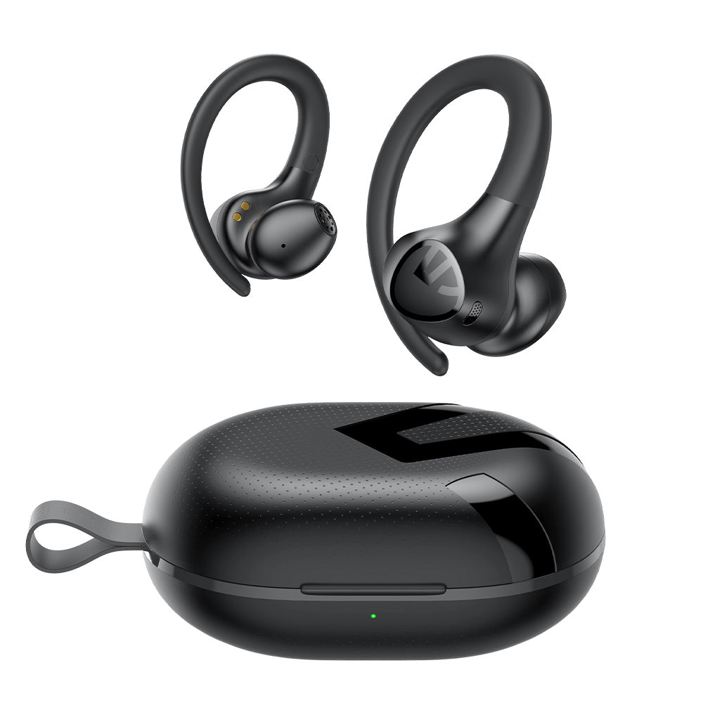 Wings2 Sports Wireless Bluetooth Headphones - Sweatproof, Noise Cancelling, Secure Fit for Running, Gym, Workout & Outdoor Activities