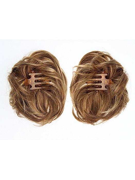 Stylish Aperitif Synthetic Hair Bun with Interlocking Clips - Perfect for Parties, Weddings & Everyday Hairstyles