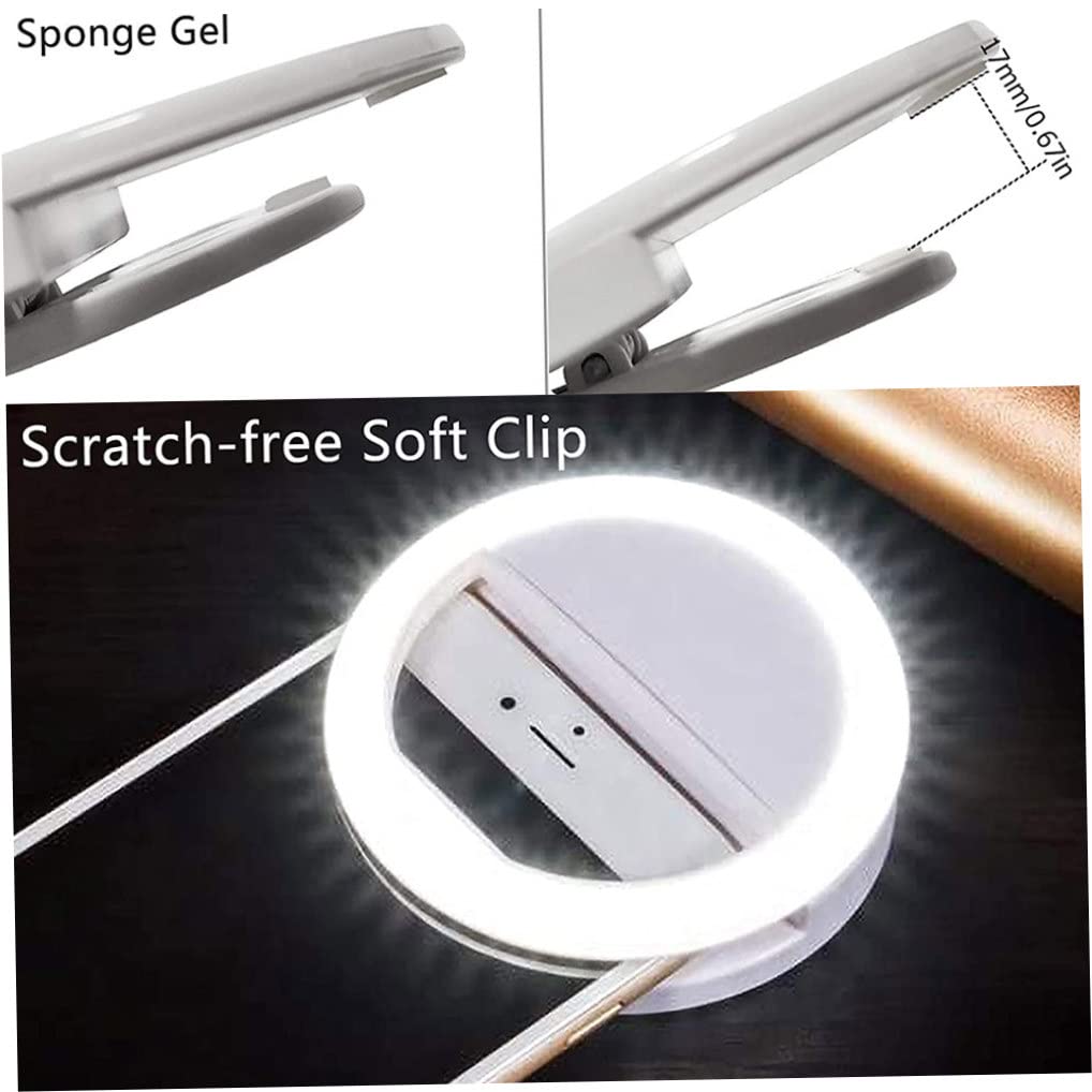 Selfie Ring Light with Adjustable Phone Holder - 10