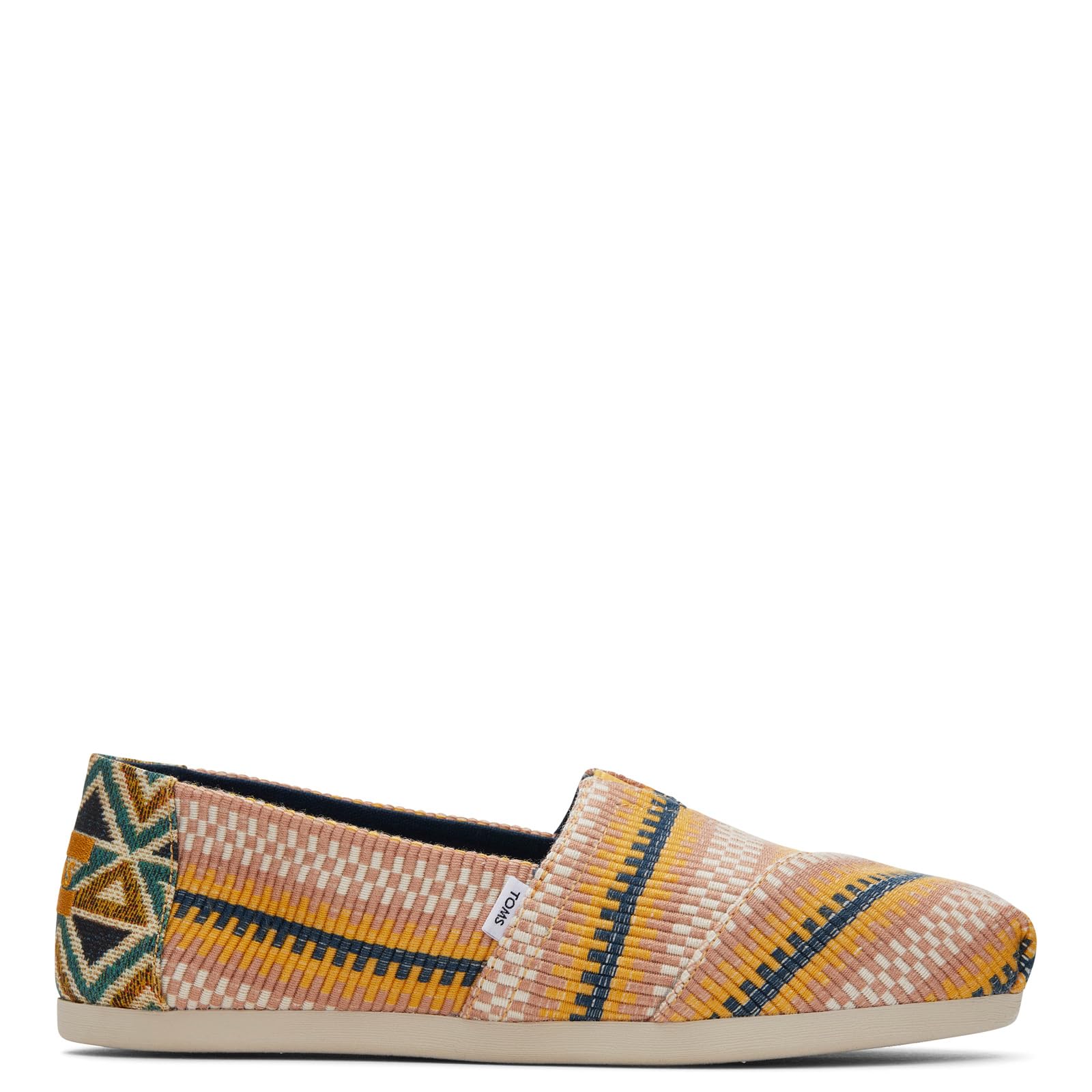 TOMS Women's Espadrille Flats - Comfortable Slip-On Shoes for Casual Wear, Beach & Summer Outfits | Lightweight & Breathable Fabric