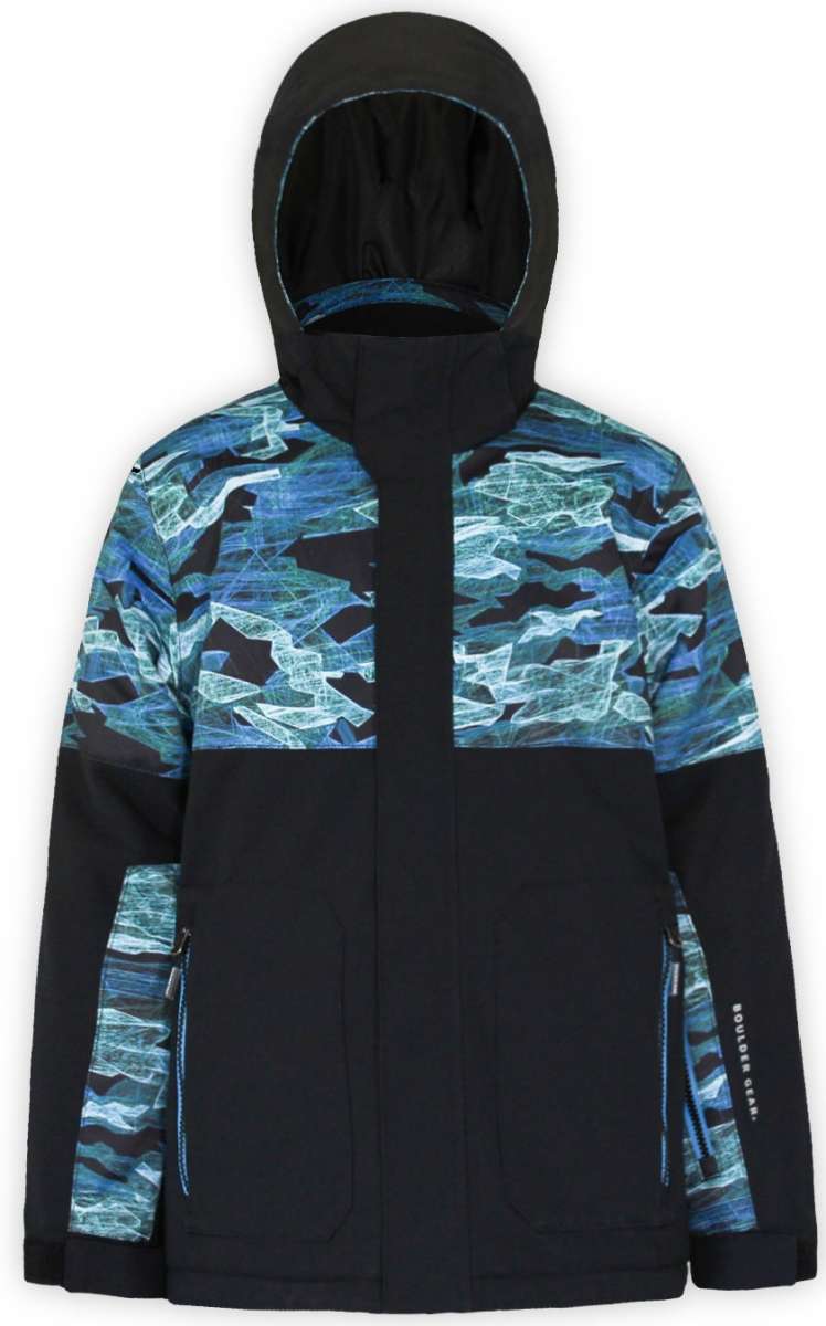 Boulder Gear Boys Vigor Insulated Jacket - Waterproof Winter Coat for Kids 2022-2023 - Warm Puffer Jacket for Outdoor Activities, Snow Play & School
