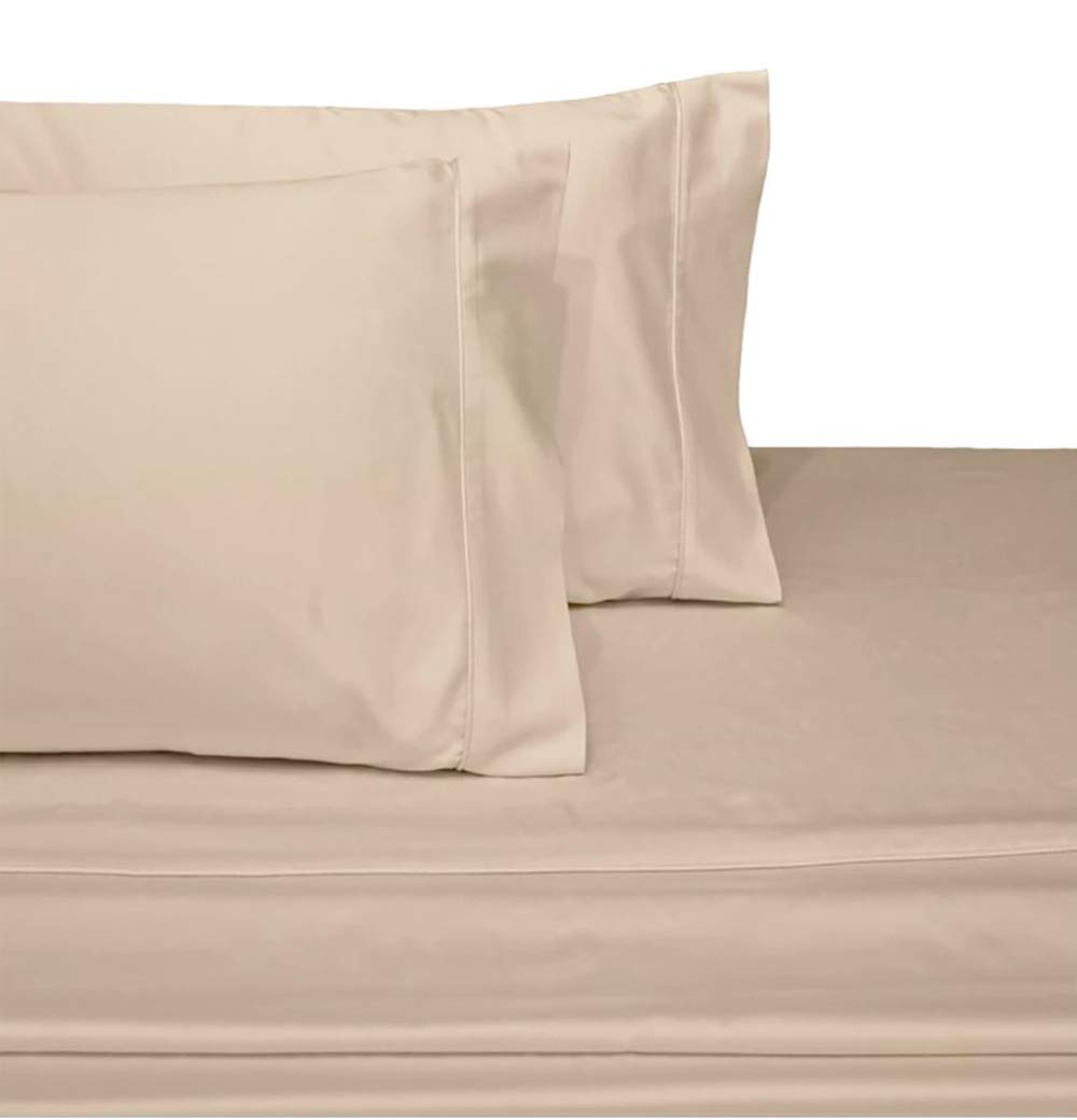 Royal Plush 100% Cotton 300 Thread Count Sheet Set - Luxurious Sateen Weave Solid Deep Pocket (18