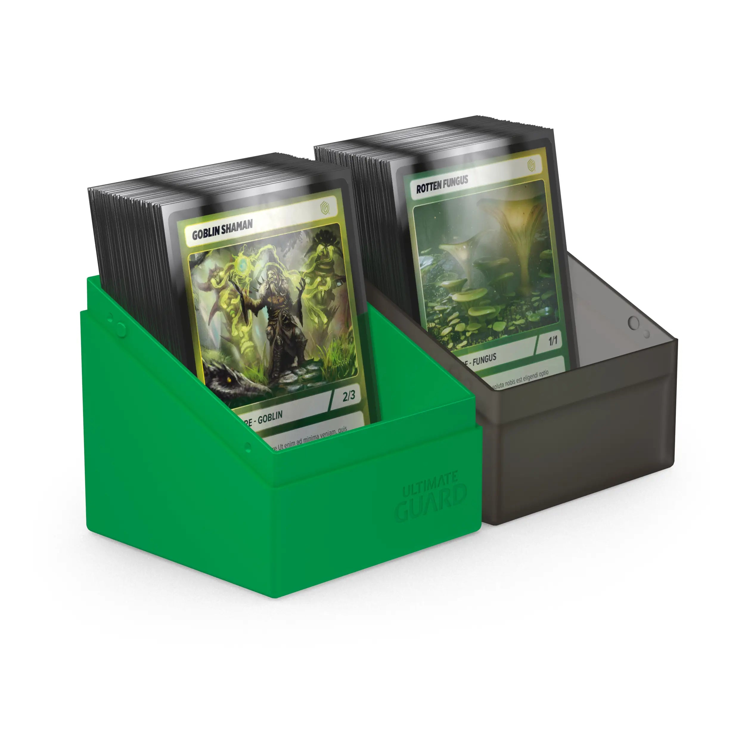 Boulder 100+ Deck Box - Synergy Black/Green - Premium Storage for Magic: The Gathering & Trading Cards - Perfect for Gamers & Collectors