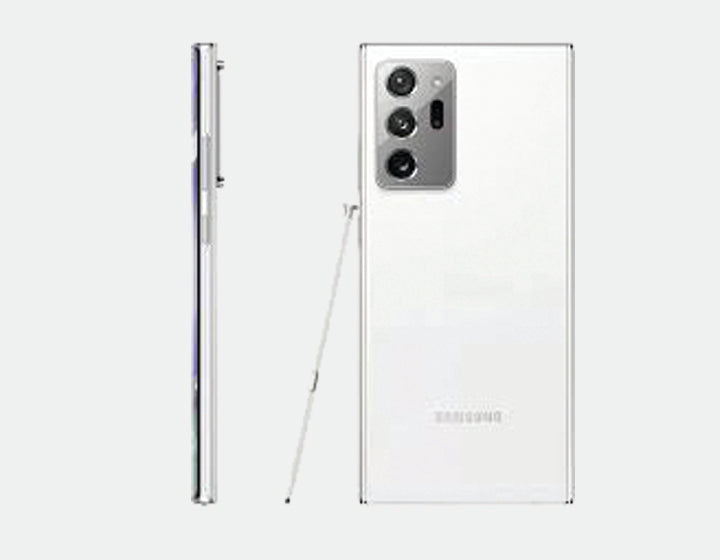 Samsung Galaxy Note 20 Ultra 5G Unlocked Smartphone - 12GB RAM 256GB Storage, Dual SIM GSM Phone (White) - Perfect for Business Professionals & Mobile Gaming