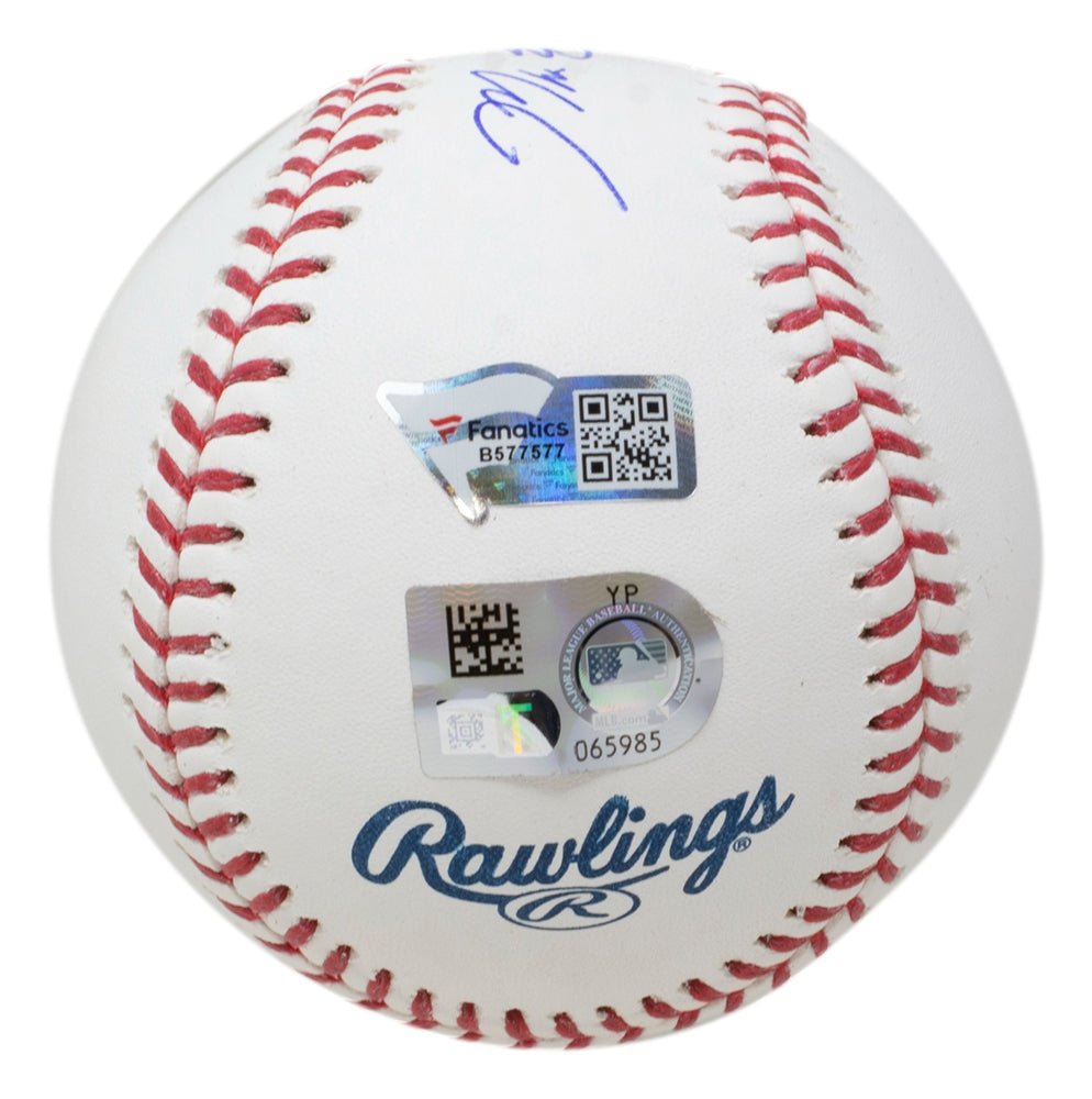 Authentic Max Scherzer Autographed New York Mets Official MLB Baseball - Certified Fanatics Memorabilia - Perfect for Collectors, Fans, and Sports Decor