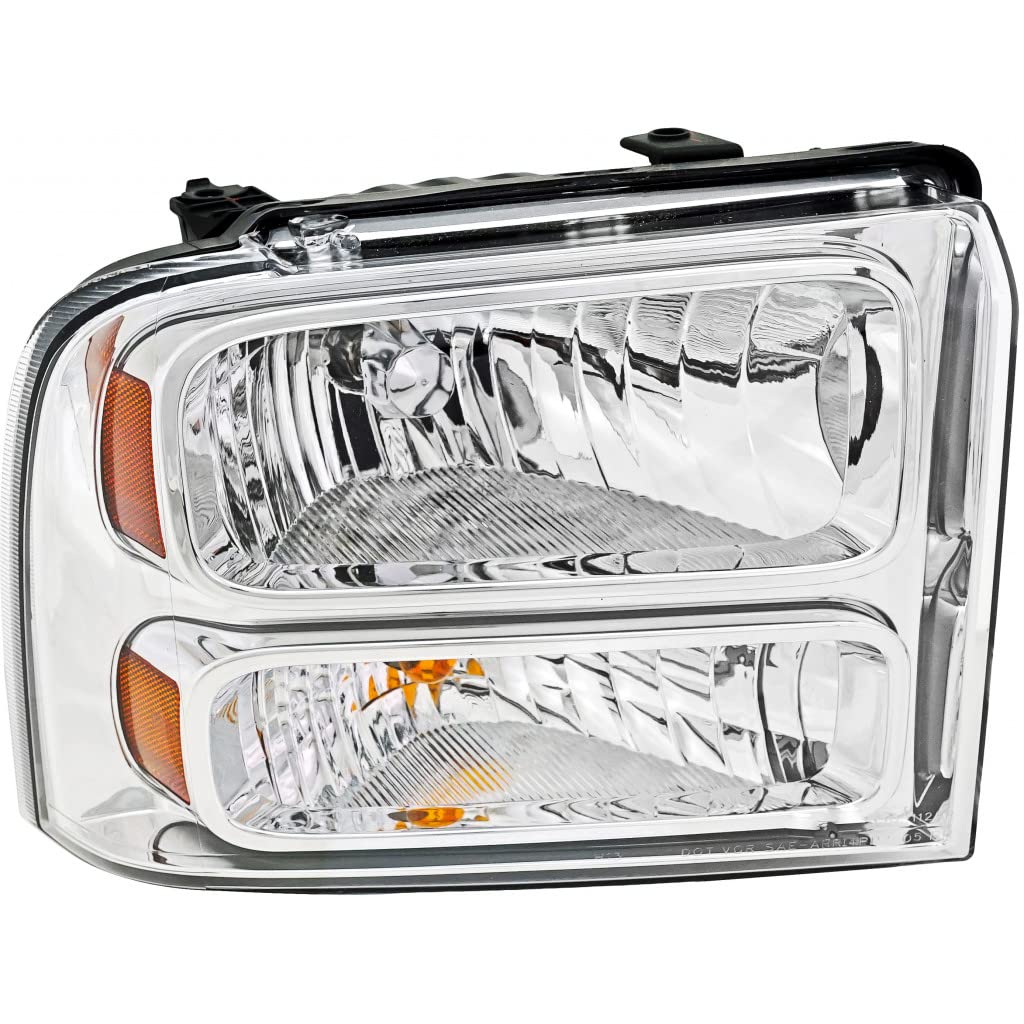 KarParts360 CAPA Certified Headlight Assembly for 2006-2007 Ford F-350 Super Duty (Passenger Side) with Bulbs - Replacement for FO2503217 | Perfect for Night Driving & Off-Road Adventures