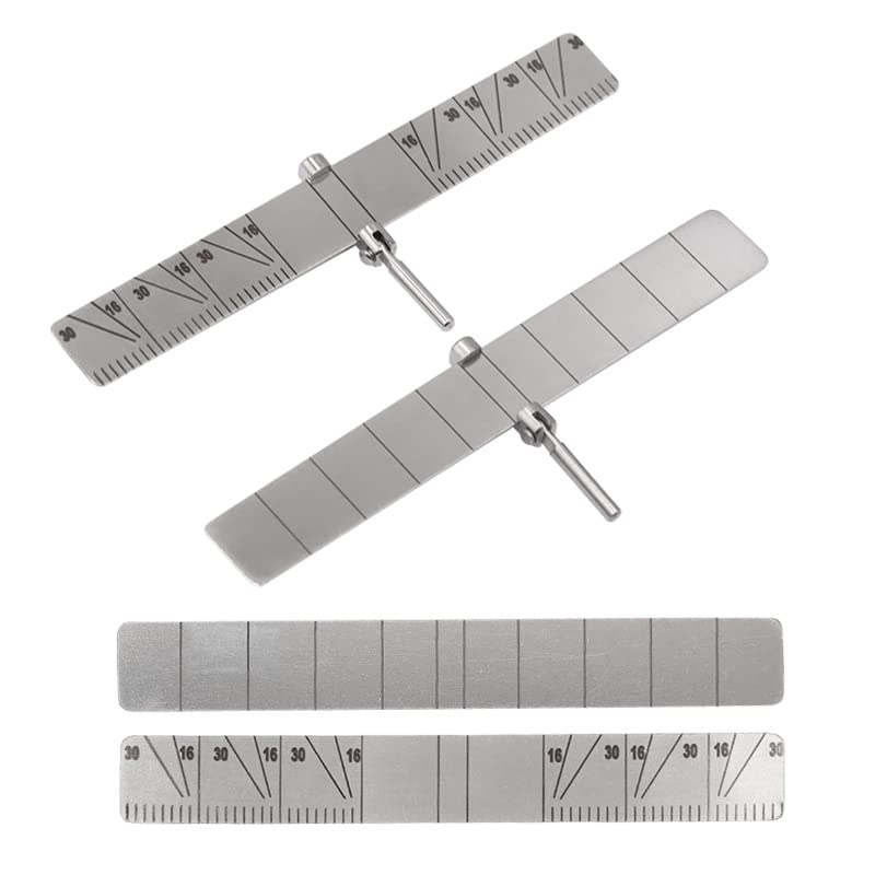EUSONYSU Dental Implant Locating Guide - 2 Angle Ruler Set for Precise Planting Positioning, Autoclavable Surgical Instrument | Perfect for Dental Clinics, Implant Procedures & Lab Work