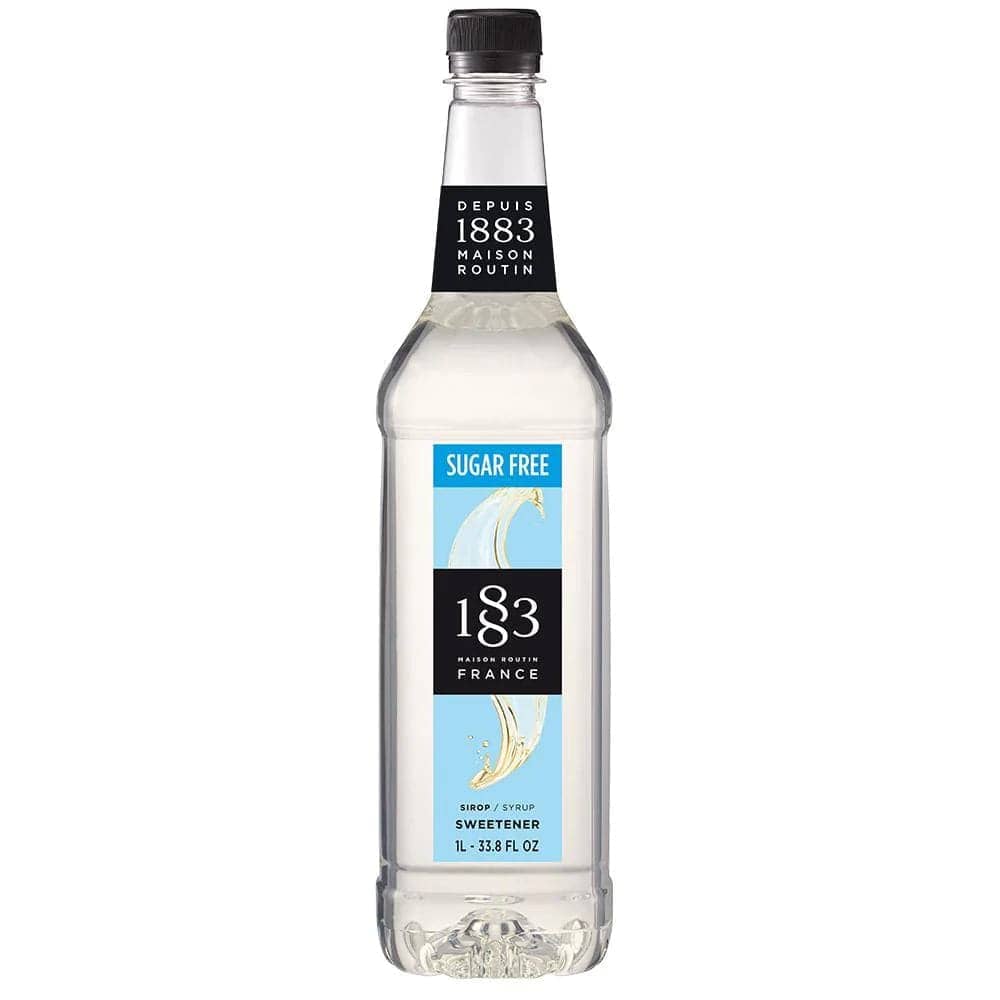 1883 Sugar Free Sweetener Syrup 1L - Zero Calorie Natural Sweetener for Coffee, Tea, Baking & Cocktails - Keto & Diabetic Friendly Liquid Sweetener