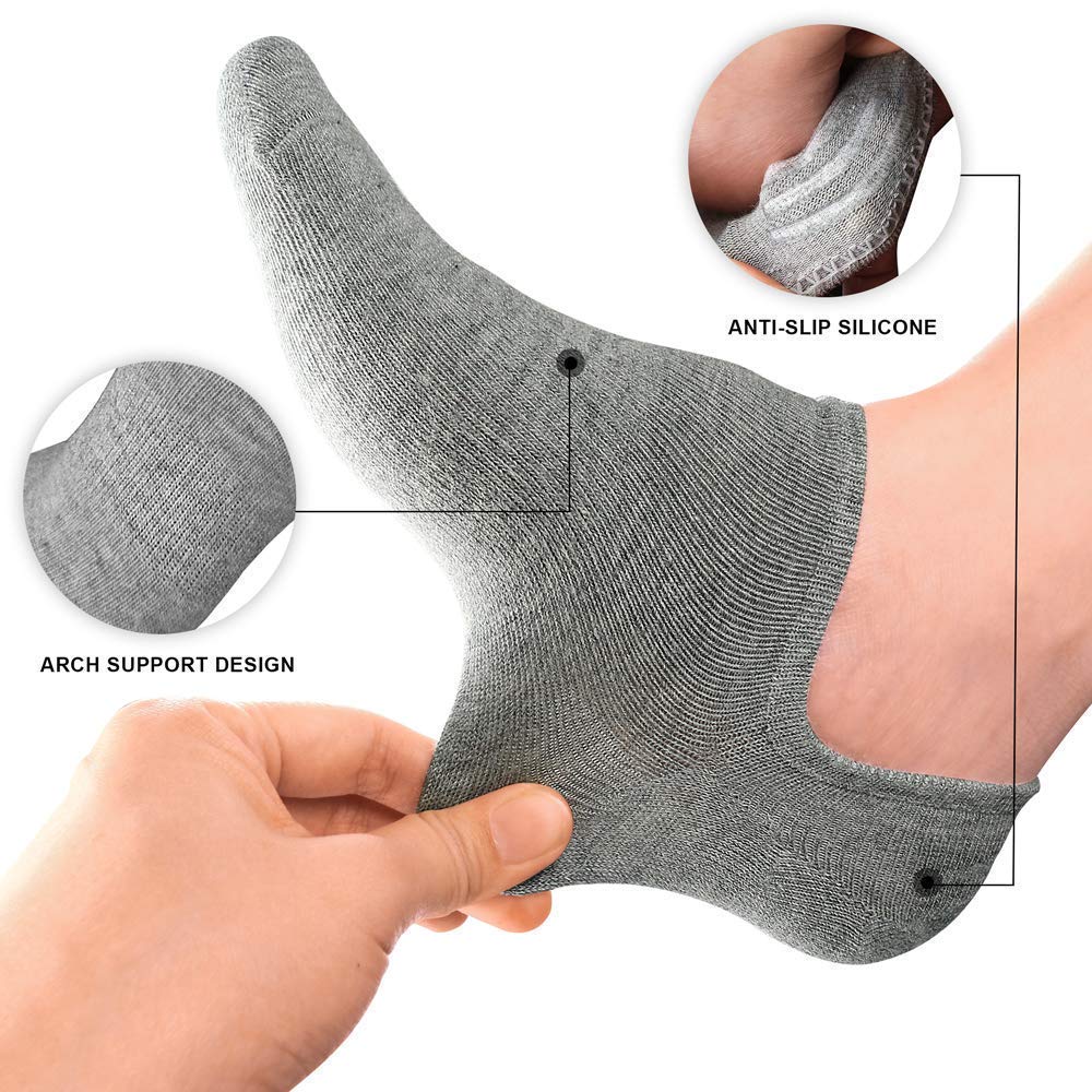 Wernies No Show Socks for Women - 16 Pairs Low Cut Invisible Socks with Non-Slip Grip & Seamless Toe - Perfect for Sneakers, Loafers and Boat Shoes