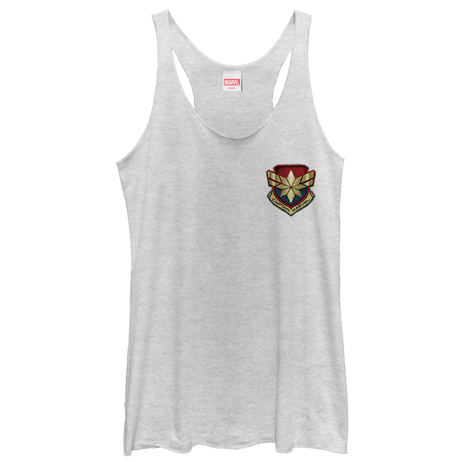 Marvel Patch Racerback Tank Top for Women - Gym & Casual Wear