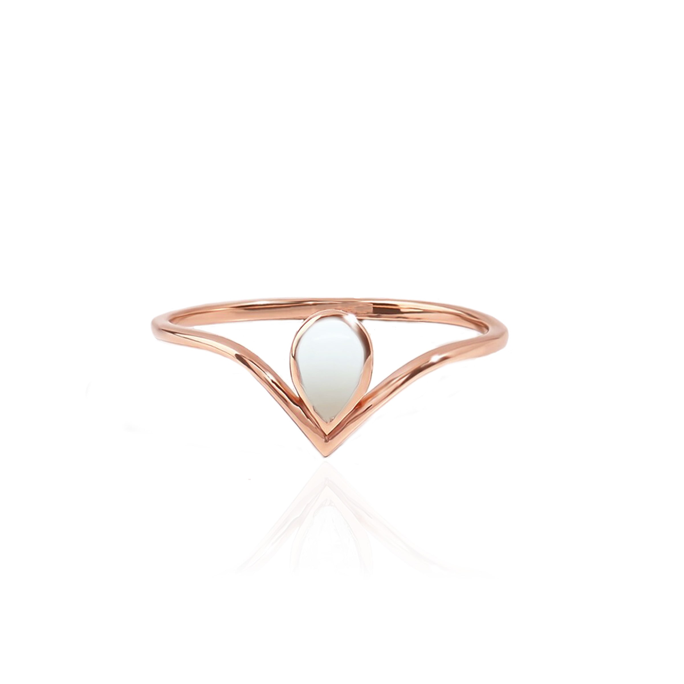 Tender Drop Breastmilk Ring - Sterling Silver Nursing Jewelry for Breastfeeding Moms - Perfect for Nursing, Pumping & Baby Showers