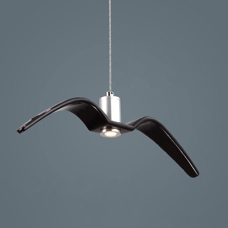 Aviara Modern LED Pendant Light Fixture - Dimmable Hanging Chandelier for Kitchen Island, Dining Room & Bedroom Lighting
