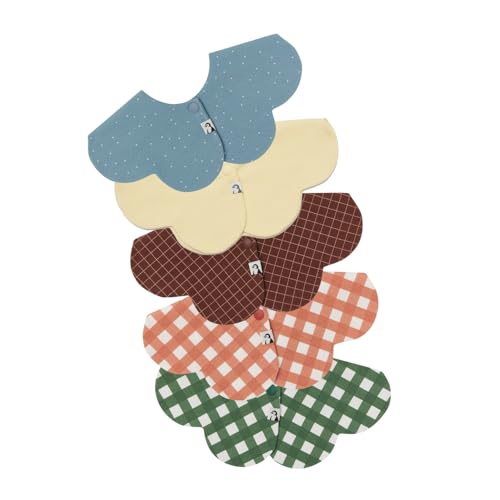 Set 9(orange Gingham,green Gingham,brown Grid,bluegrey Dot,butter Yellow)