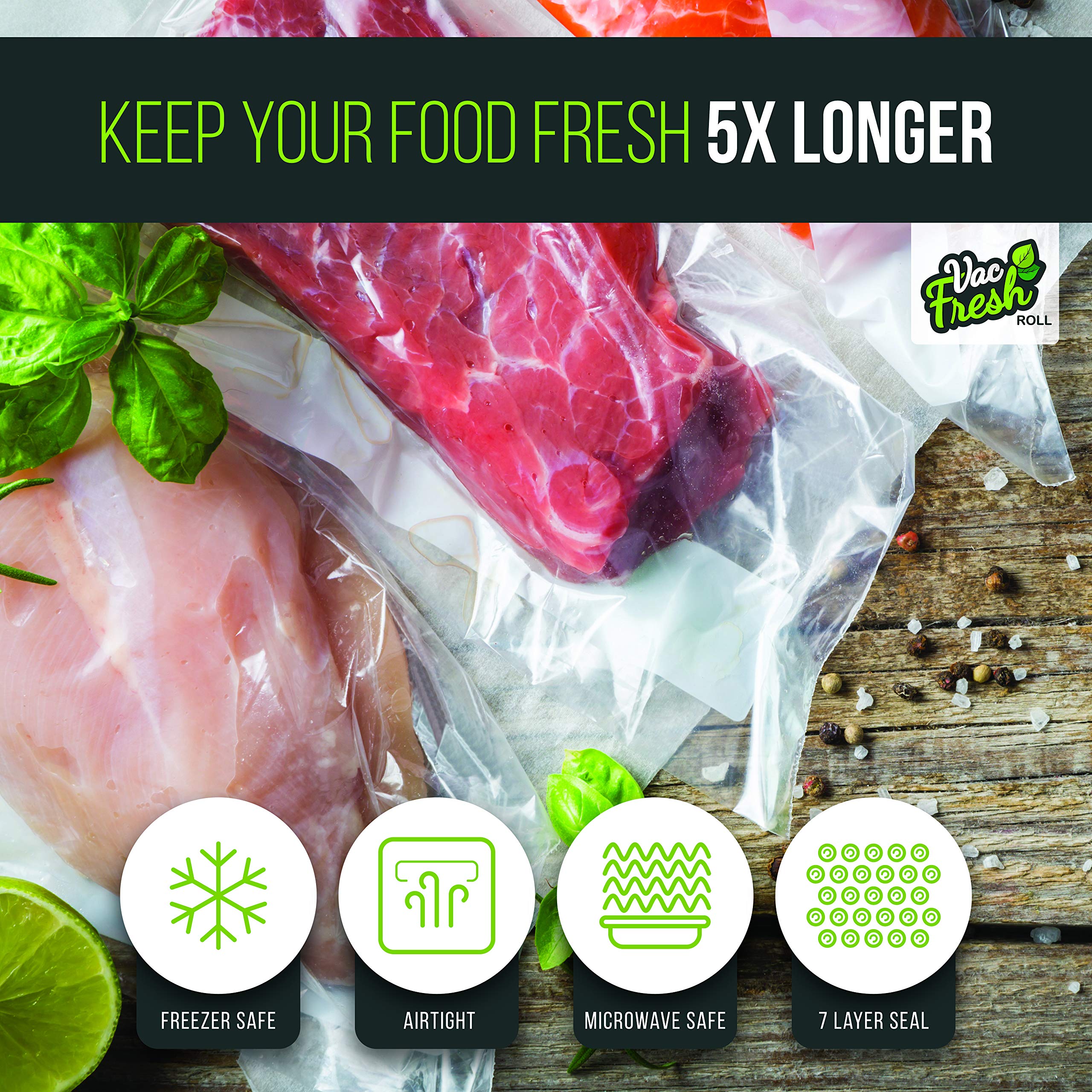 Premium Vacuum Sealer Bags - 15