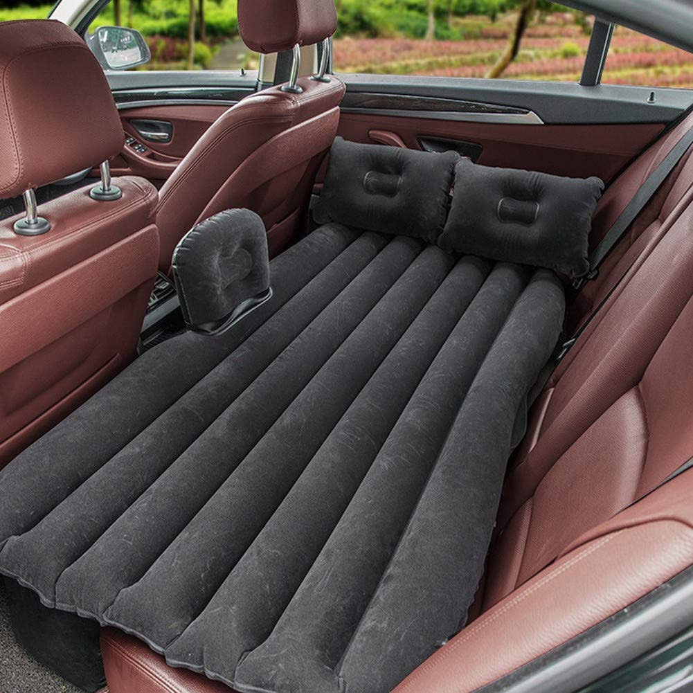 **WZDD Thickened Flocking Car Air Mattress for SUV Back Seat - Portable Travel & Camping Air Bed for Road Trips, Outdoor Adventures, and Comfortable Sleep**