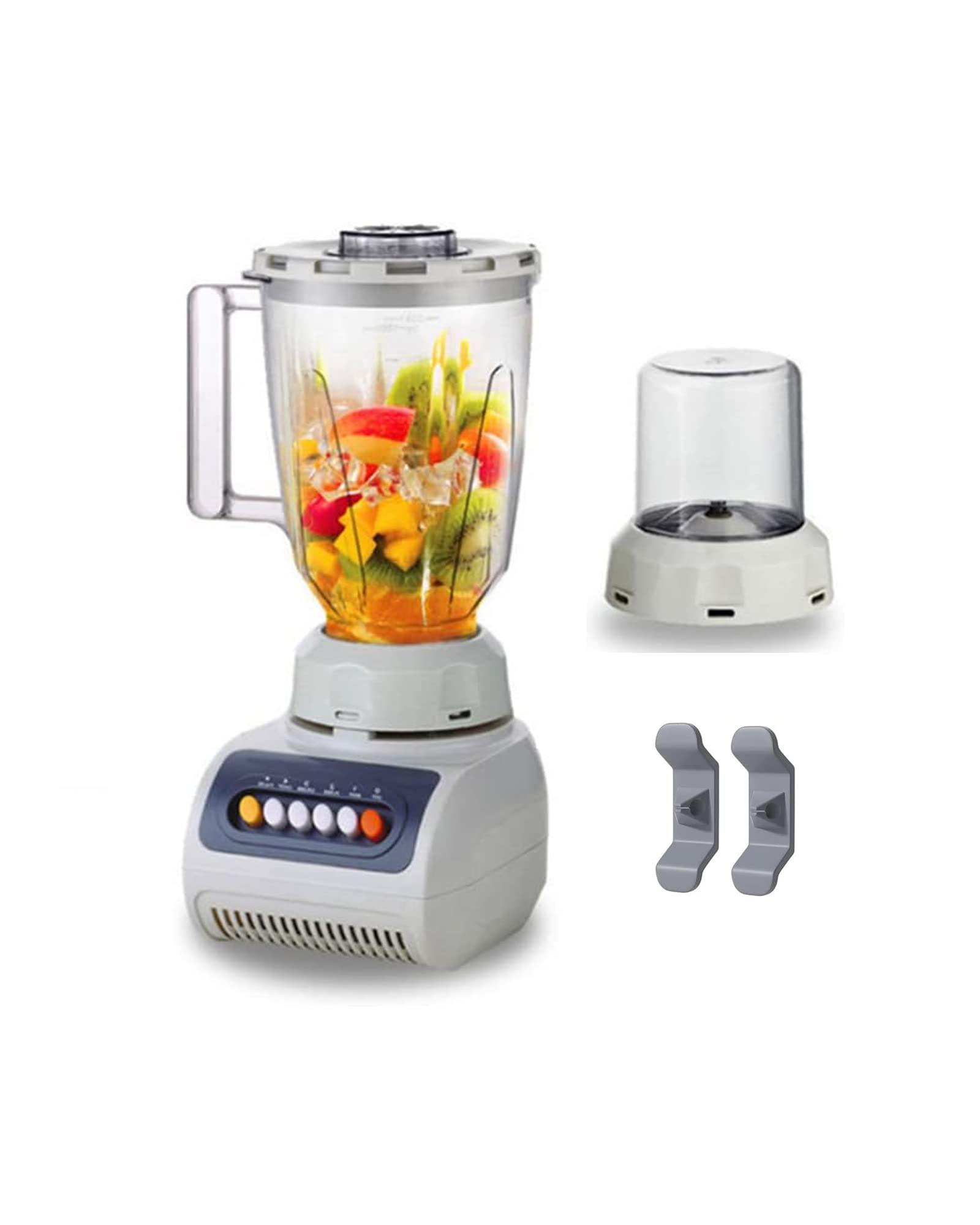 Premium 900W High-Speed Food Blender with Detachable Blades - 53oz BPA-Free Jar & 10oz Grinding Cup - 5 Variable Speeds for Smoothies, Sauces & Nut Butters - Easy Clean & Dishwasher Safe - Perfect for Home Kitchen & Commercial Use