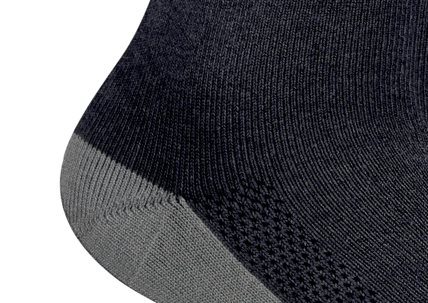 Extra Roomy Thick Socks for Men & Women - Soft & Comfortable Charcoal Grey Winter Socks for Hiking, Running & Everyday Wear