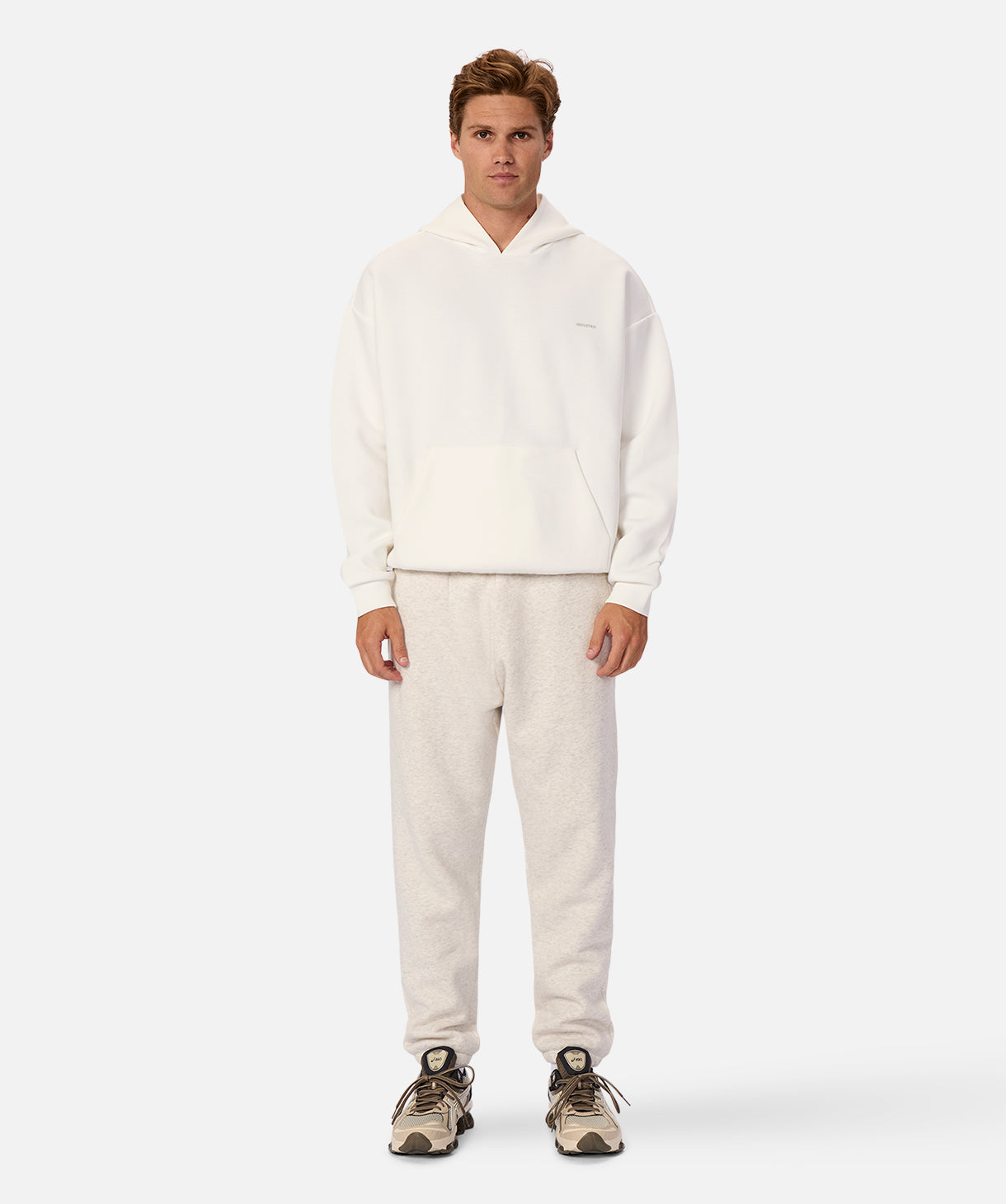 Premium Tech Del Sur Hoodie - Polar White | Soft & Comfortable Pullover for Men & Women | Perfect for Casual Wear, Gym & Outdoor Activities