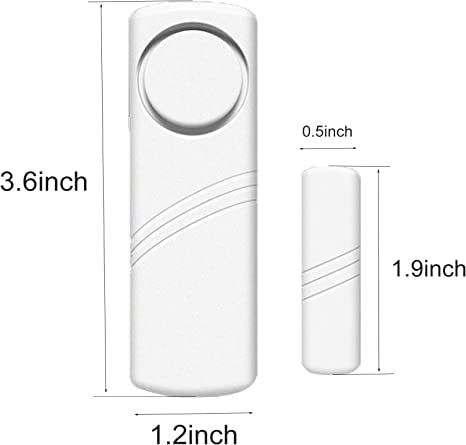 Wireless Home Door and Window Alarm - 4 Pack Security Sensor for Child Safety, Toddler Protection & Pool Area Monitoring | Ideal for Home Security System, Baby Proofing & Pet Safety
