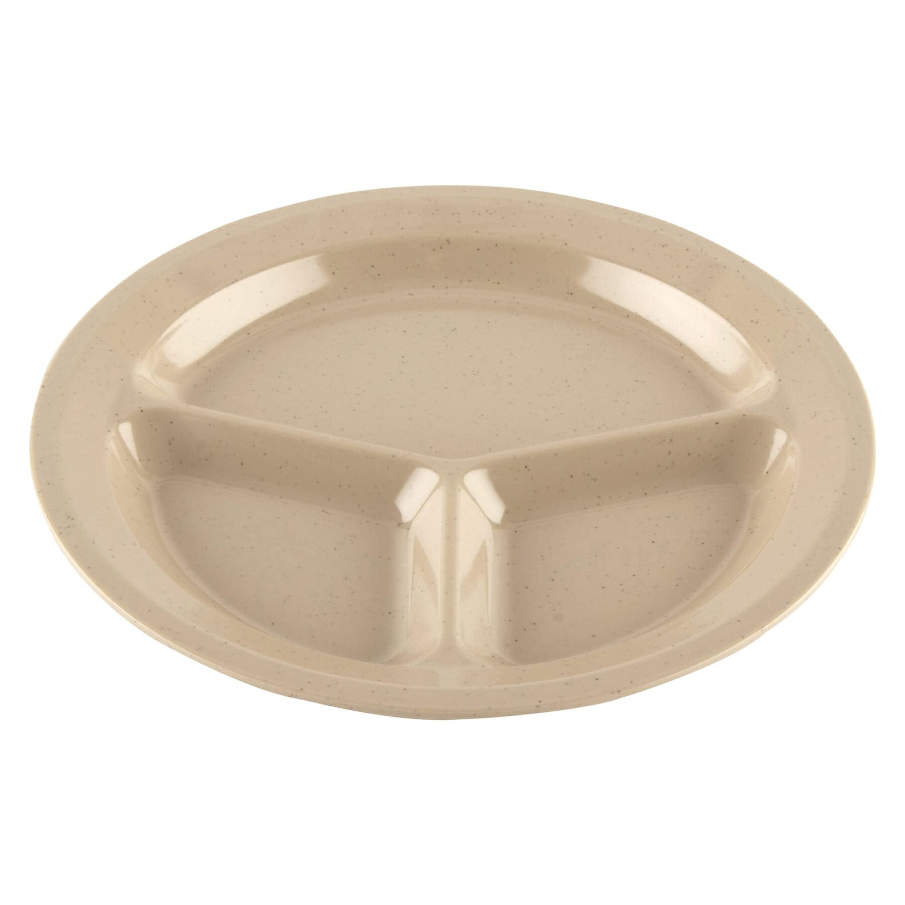 Heavy-Duty 3 Compartment Plastic Divided Plates - 11