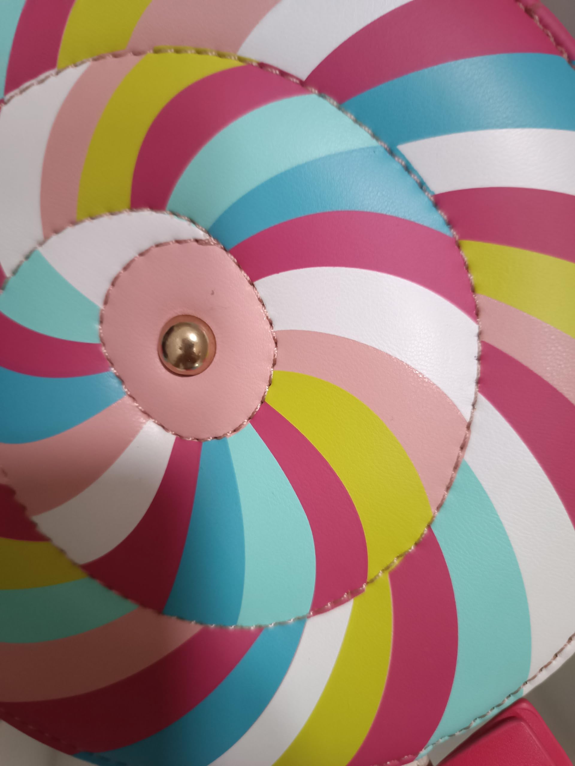 Cute Lollipop Candy Shaped Crossbody Bag for Women & Teens - PU Leather Novelty Handbag for Girls - Perfect for Parties, Cosplay & Daily Fashion Accessories