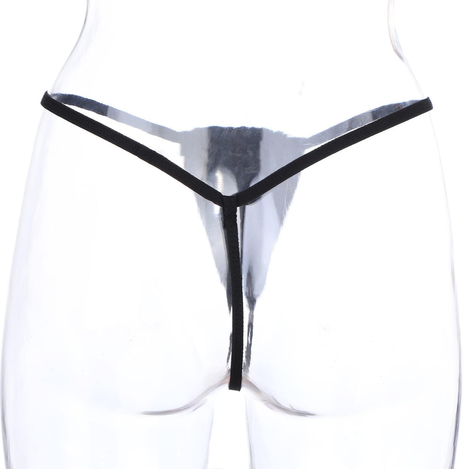 3 Pack Men's Thongs & G-String Underwear - Adjustable Bulge Pouch, Low Waist T-Back Briefs for Comfort & Support - Perfect for Daily Wear, Gym, Swim & Intimate Moments