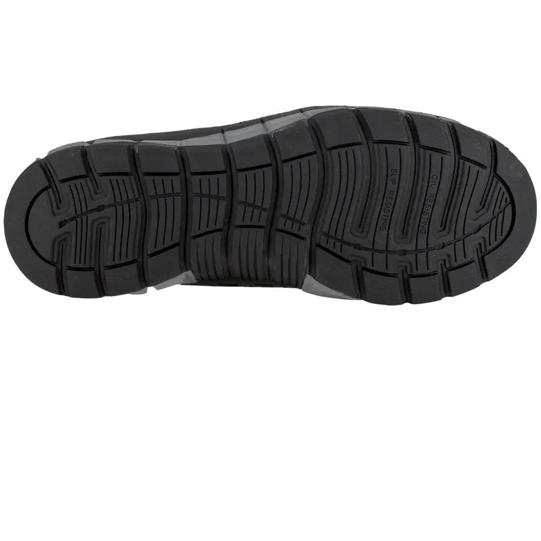 **Sublite Cushion Composite Toe Work Shoes for Men - Black Safety Shoes for Construction, Warehouse & Industrial Work - Lightweight & Comfortable**