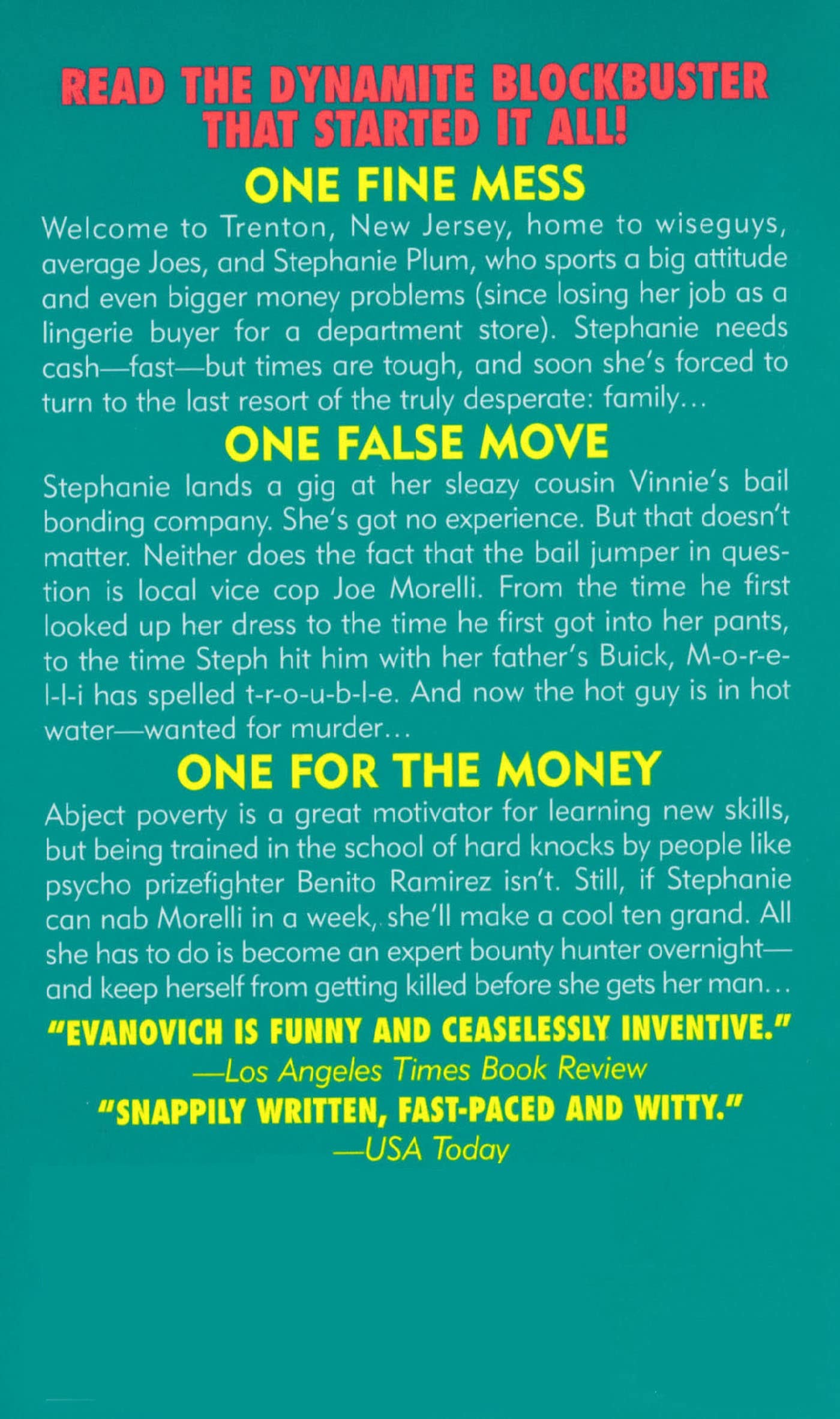 One for the Money (Stephanie Plum Book 1) - Janet Evanovich - Romantic Suspense Novel - Perfect for Book Clubs & Vacation Reading