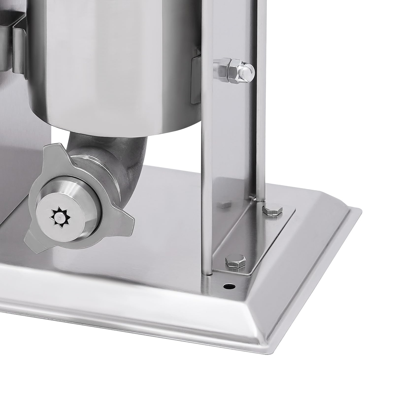 Commercial Manual Churros Maker Machine - 5L Capacity, 11.81x25.59 Inches, Silver Stainless Steel - Perfect for Restaurants, Food Trucks, and Home Baking