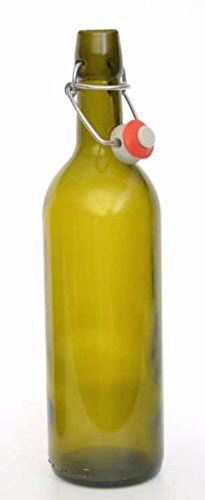 EZ Cap Grolsch Style 750ml Wine Bottles - Pack of 12 | Home Brew Ohio | Homebrewing Beer, Kombucha & Mead | Airtight Swing Top Bottles for Fermentation & Storage