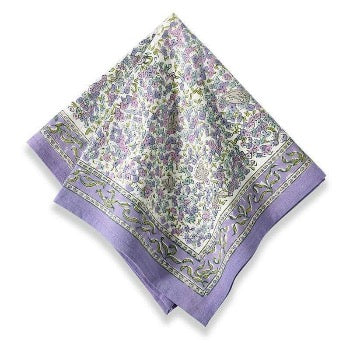 Premium Lavender Purple Napkins Set of 6 - 100% Cotton Eco-Friendly Dinner Napkins for Fine Dining, Wedding, Party & Home Decor