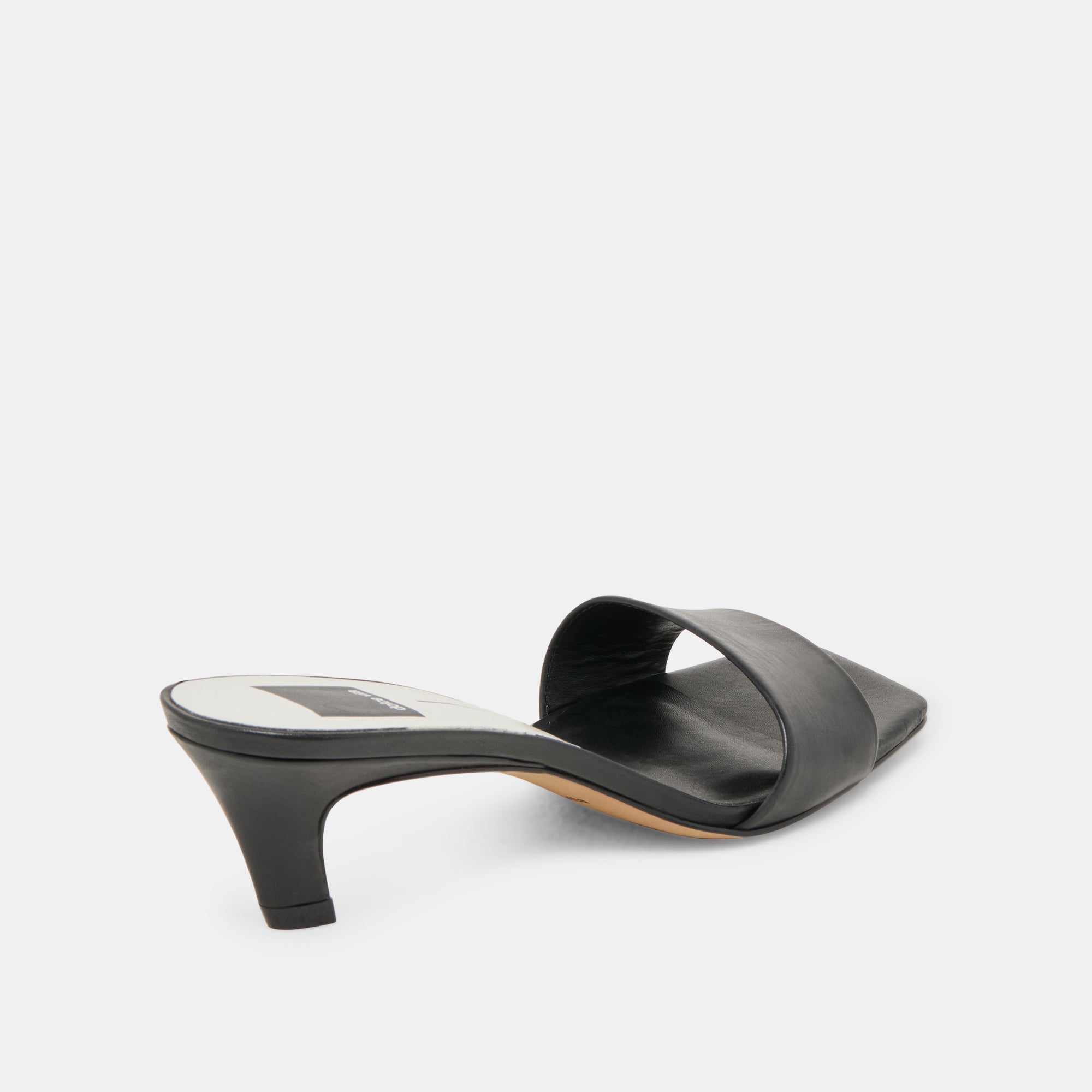 REXA Black Leather High Heels for Women - Elegant & Comfortable Dress Shoes for Parties, Weddings & Office Wear