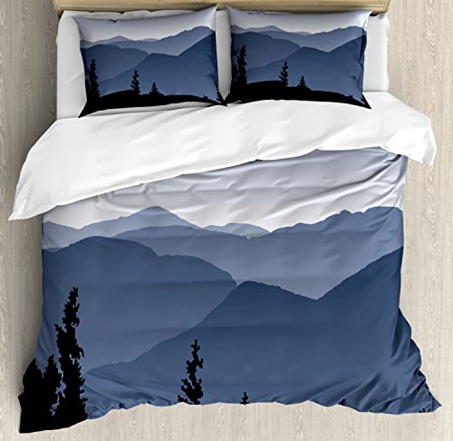 Blue Grey and Black